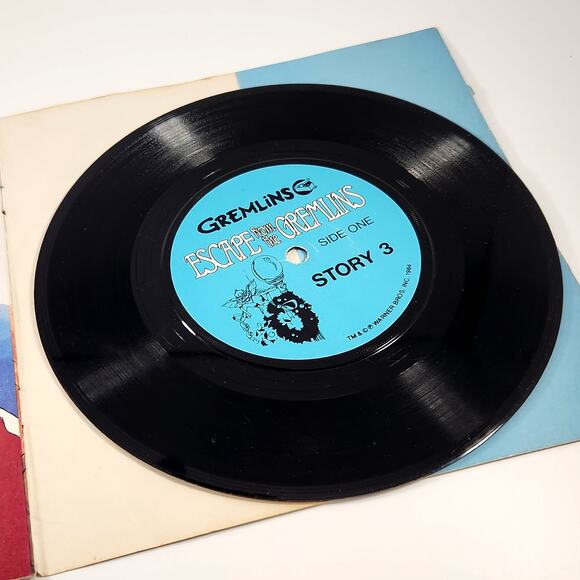 Vintage 1984 “Escape from the Gremlins” Read-Along Book & Record | Story 3 - Picture 9 of 10